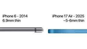 iphone 17 compared to iphone 6